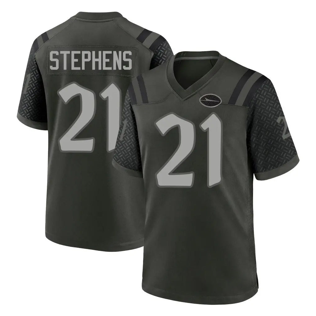 Tocy NY.Jets #21 Brandon Stephens Player Green 2025 Rivalries Collection Home Game Stitched Jerseys