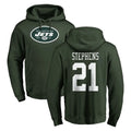 Tocy NY.Jets #21 Brandon Stephens Player Green LOGO Pullover Hoodies Limited Game Stitched Jerseys