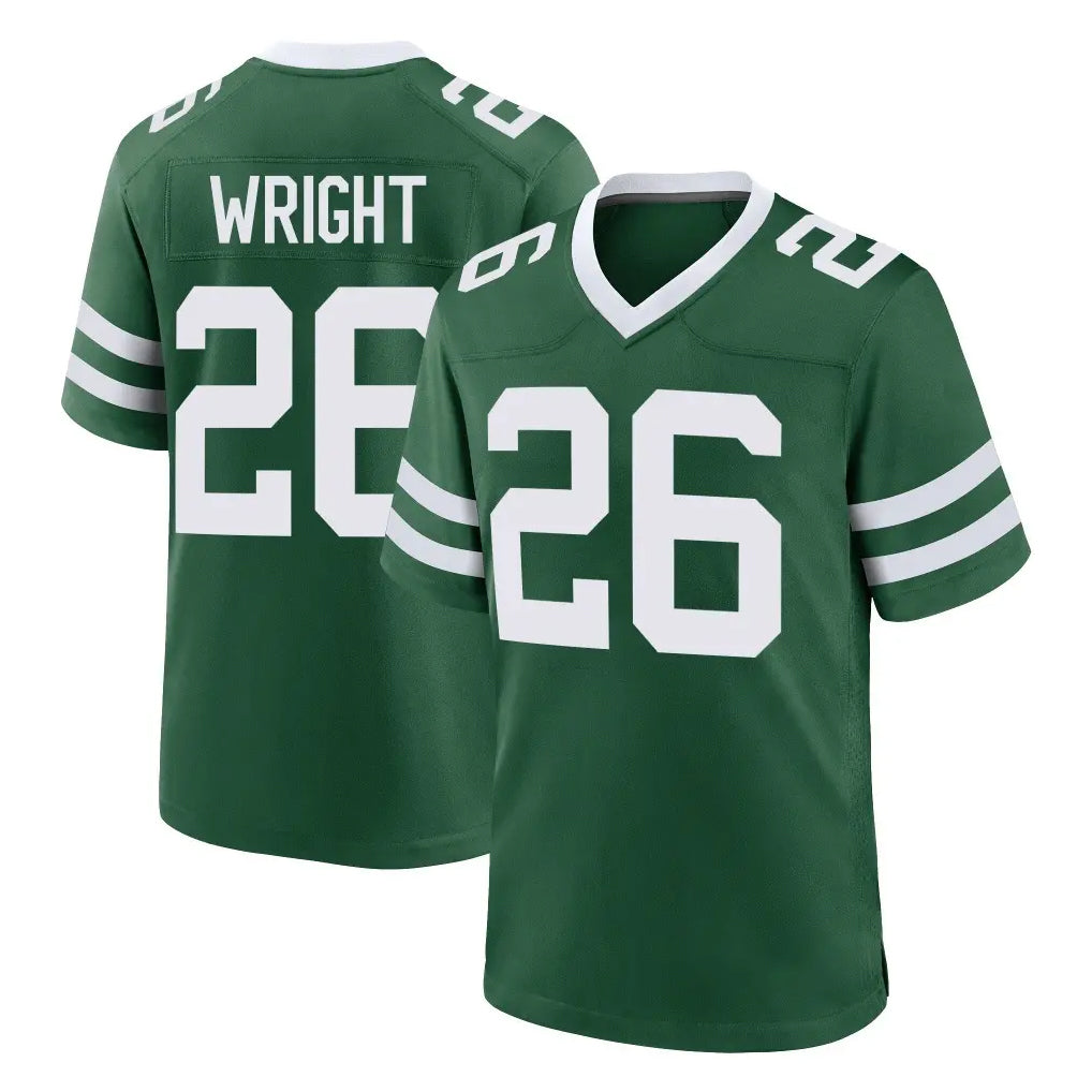 Tocy NY.Jets #26 Nahshon Wright Player Green Legacy Home Game Stitched Jerseys