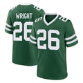 Tocy NY.Jets #26 Nahshon Wright Player Green Legacy Home Game Stitched Jerseys