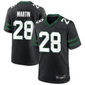 tocy NY.Jets #28 Curtis Martin Player Black Home Game Stitched Jerseys