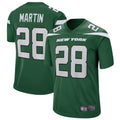 tocy NY.Jets #28 Curtis Martin Player Green Game Stitched Jerseys