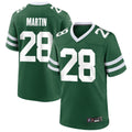 tocy NY.Jets #28 Curtis Martin Player Green Home Game Stitched Jerseys
