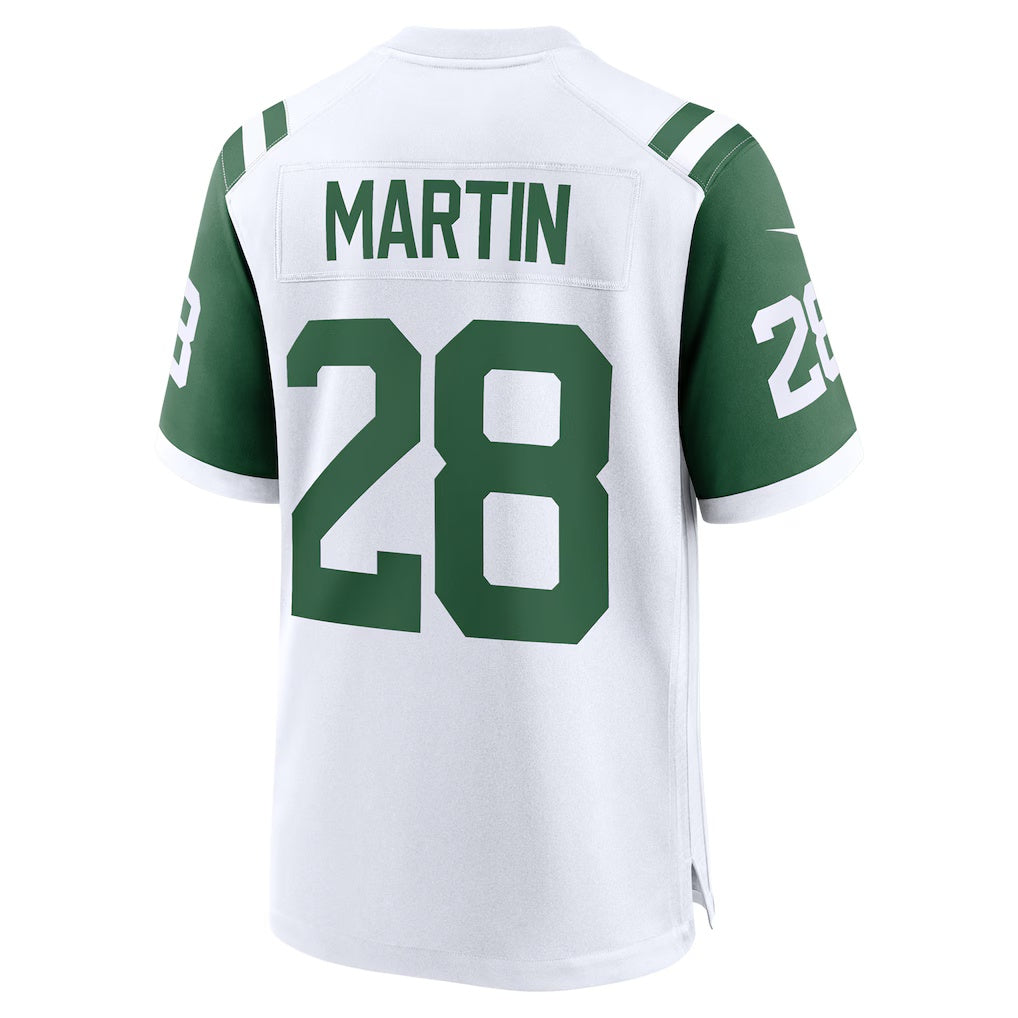 tocy NY.Jets #28 Curtis Martin White Retired Player Alternate Game Stitched Jerseys