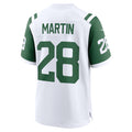 tocy NY.Jets #28 Curtis Martin White Retired Player Alternate Game Stitched Jerseys