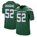 Tocy NY.Jets #52 Kingsley Enagbare Player Green Home Game Stitched Jerseys
