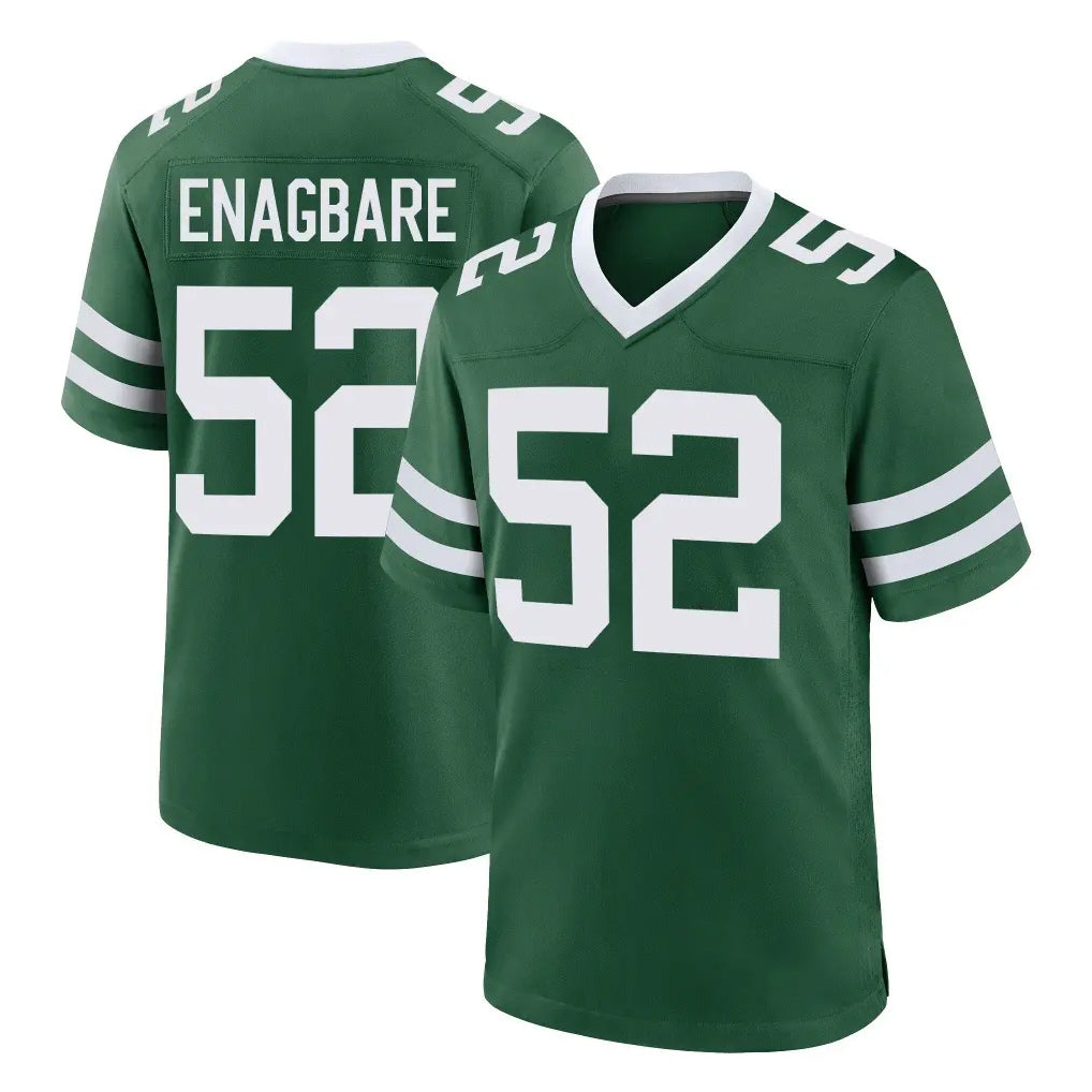Tocy NY.Jets #52 Kingsley Enagbare Player Green Legacy Home Game Stitched Jerseys