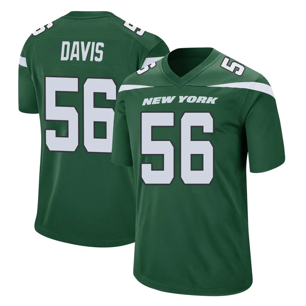 Tocy NY.Jets #56 Demario Davis Player Green Home Game Stitched Jerseys