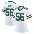 Tocy NY.Jets #56 Demario Davis Player White Legacy Home Game Stitched Jerseys