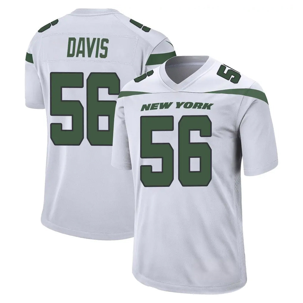 Tocy NY.Jets #56 Demario Davis Player White Spotlight Home Game Stitched Jerseys