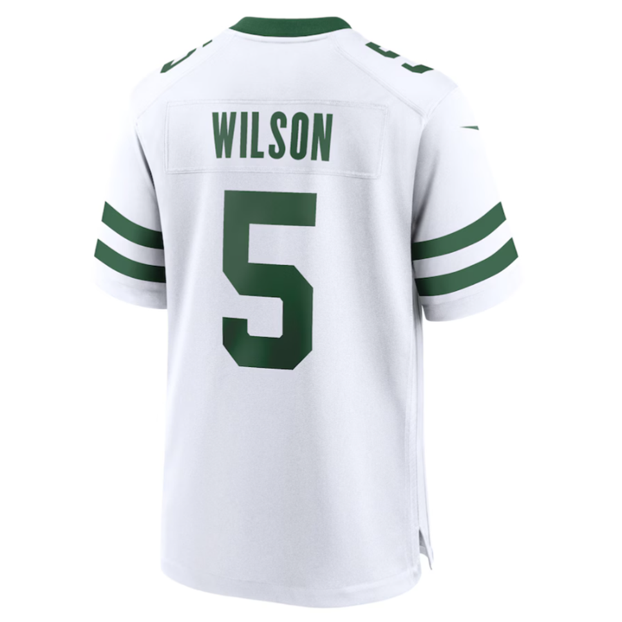 tocy NY.Jets #5 Garrett Wilson Legacy White Game Jersey Stitched American Stitched Jerseys