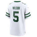 tocy NY.Jets #5 Garrett Wilson Legacy White Game Jersey Stitched American Stitched Jerseys