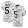 Tocy NY.Jets #5 Garrett Wilson Player Arctic Camo Salute to Service Limited Game Stitched Jerseys