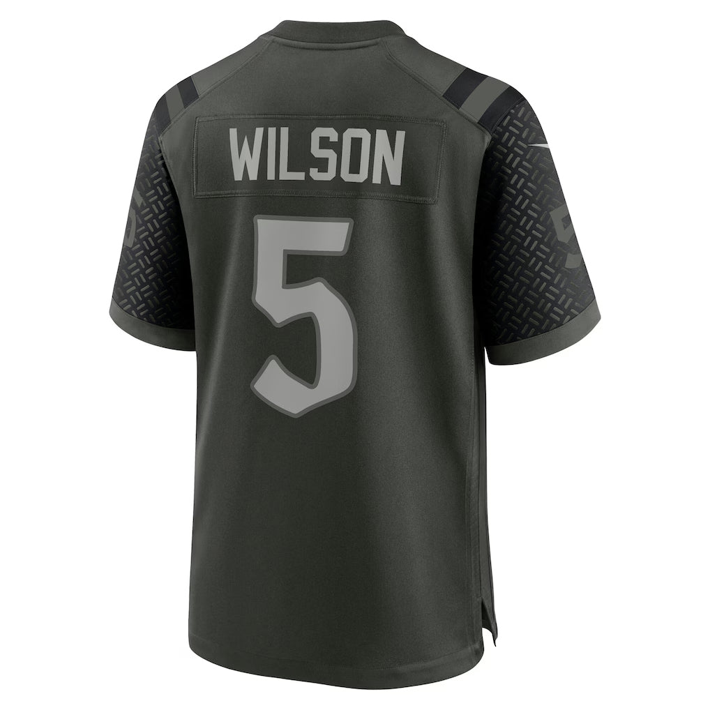 tocy NY.Jets #5 Garrett Wilson Player Gotham Green Rivalries Collection Game Stitched Jerseys