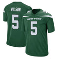 tocy NY.Jets #5 Garrett Wilson Player Green Game Stitched Jerseys