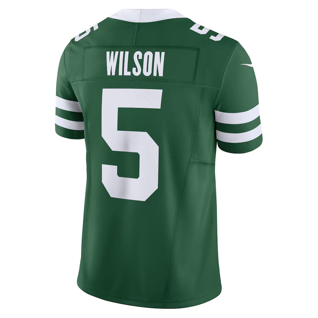 tocy NY.Jets #5 Garrett Wilson Player Legacy Green Vapor F.U.S.E. Limited Stitched Jerseys