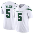 Tocy NY.Jets #5 Garrett Wilson Player White Limited Vapor F.U.S.E. Home Game Stitched Jerseys