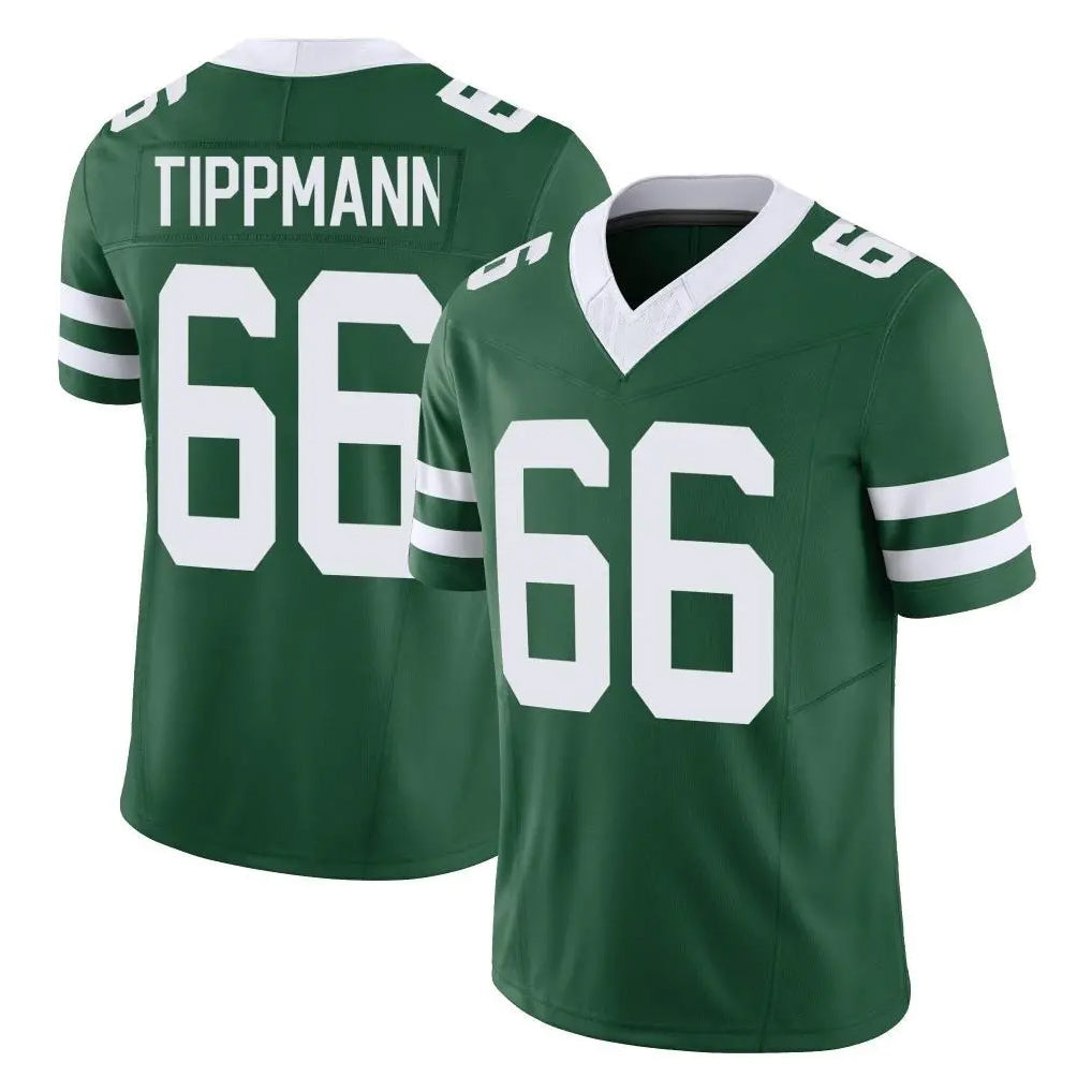 Tocy NY.Jets #66 Joe Tippmann Player Green Legacy Limited Vapor F.U.S.E. Home Game Stitched Jerseys
