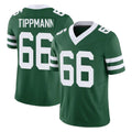 Tocy NY.Jets #66 Joe Tippmann Player Green Legacy Limited Vapor F.U.S.E. Home Game Stitched Jerseys