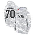 Tocy NY.Jets #70 Armand Membou Player Arctic Camo Salute to Service Pullover Hoodies Limited Game Stitched Jerseys