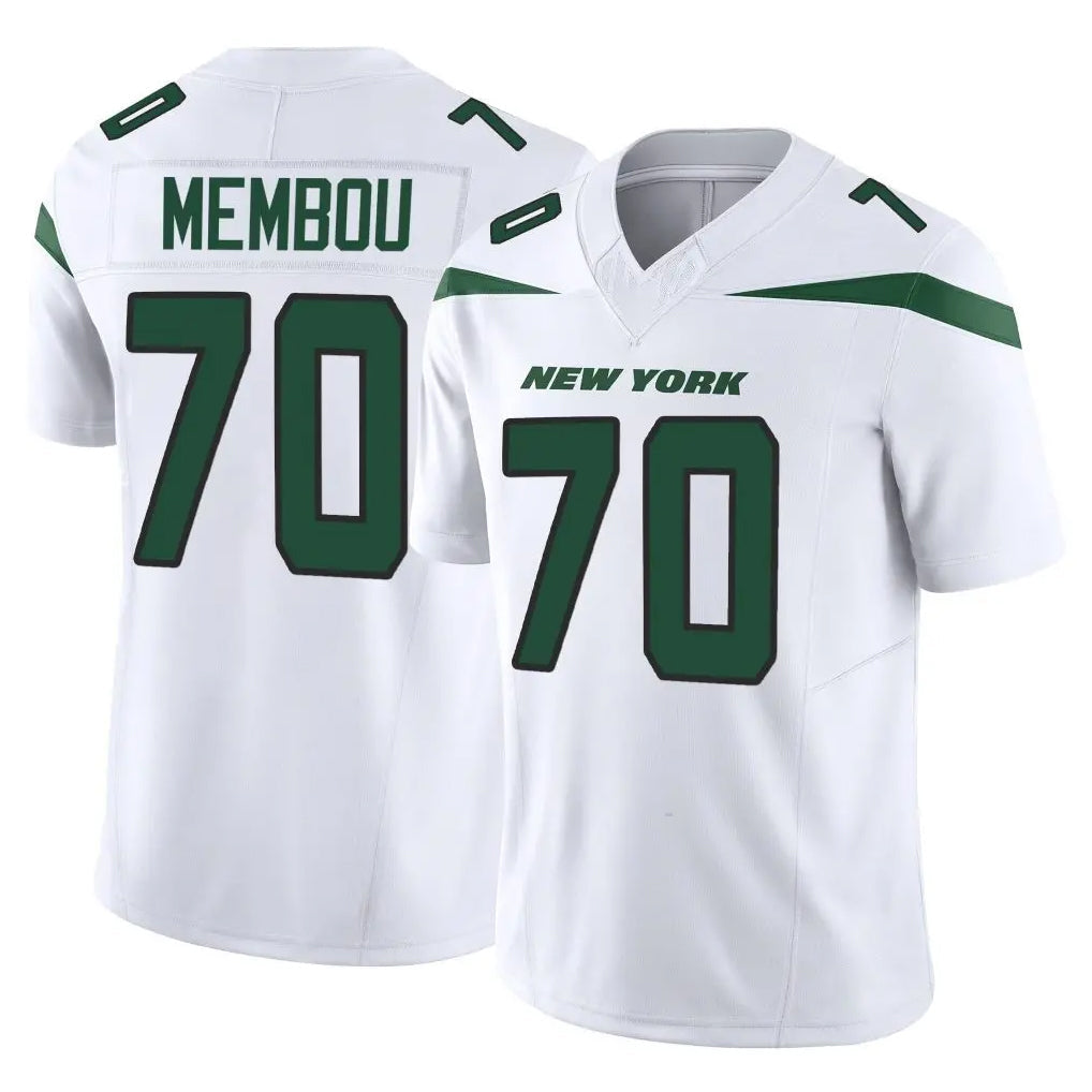 Tocy NY.Jets #70 Armand Membou Player White Limited Vapor F.U.S.E. Home Game Stitched Jerseys