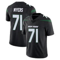 Tocy NY.Jets #71 Josh Myers Player Stealth Black Limited Vapor Home Game Stitched Jerseys