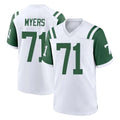 Tocy NY.Jets #71 Josh Myers Player White Classic Home Game Stitched Jerseys