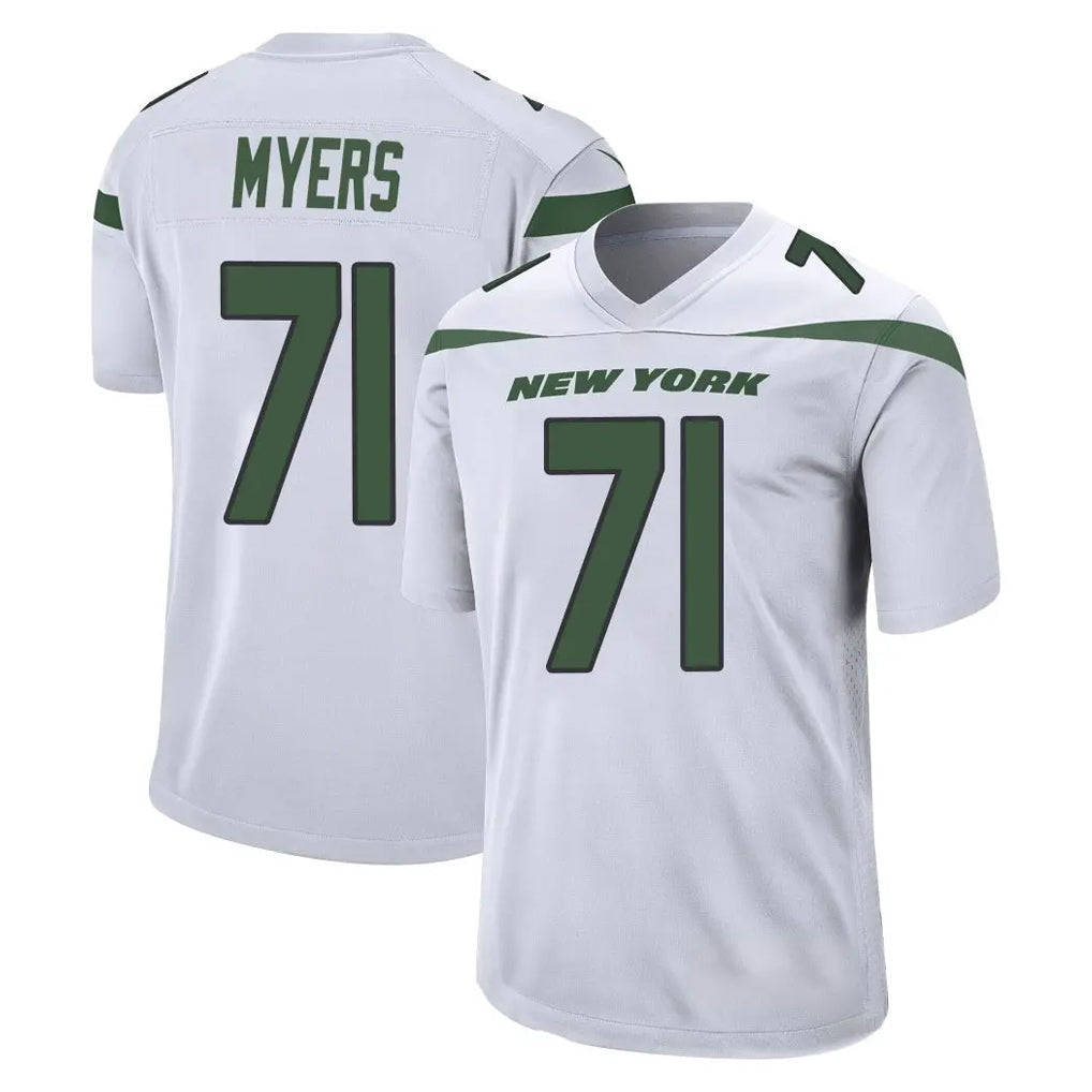 Tocy NY.Jets #71 Josh Myers Player White Spotlight Home Game Stitched Jerseys
