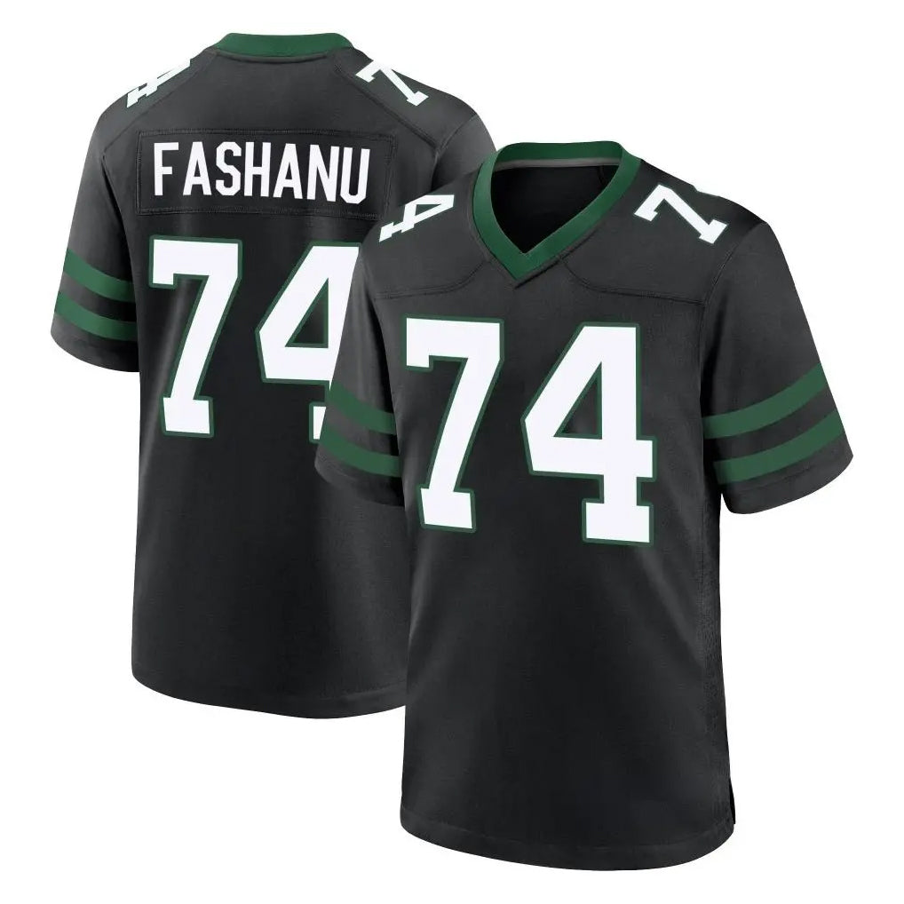 Tocy NY.Jets #74 Olu Fashanu Player Black Legacy Home Game Stitched Jerseys