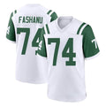 Tocy NY.Jets #74 Olu Fashanu Player White Classic Home Game Stitched Jerseys