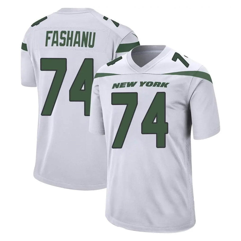 Tocy NY.Jets #74 Olu Fashanu Player White Spotlight Home Game Stitched Jerseys