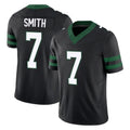 Tocy NY.Jets #7 Geno Smith Player Black Limited Legacy Vapor F.U.S.E. Home Game Stitched Jerseys