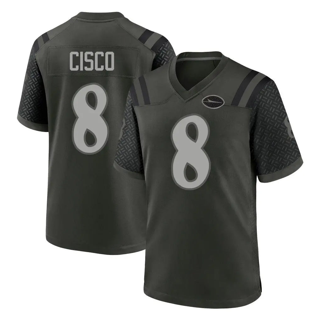 Tocy NY.Jets #8 Andre Cisco Player Green 2025 Rivalries Collection Home Game Stitched Jerseys