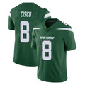 Tocy NY.Jets #8 Andre Cisco Player Green Limited Vapor Home Game Stitched Jerseys