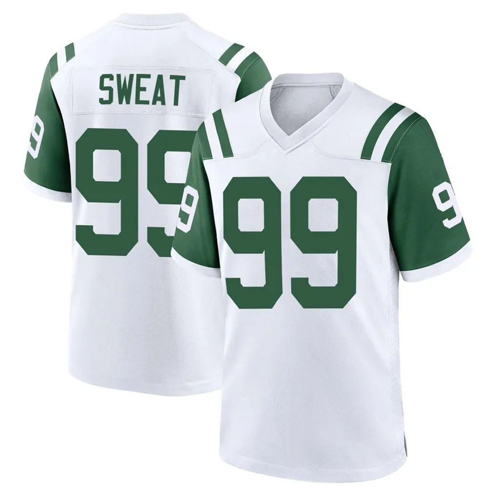 Tocy NY.Jets #99 T'Vondre Sweat Player White Classic Home Game Stitched Jerseys