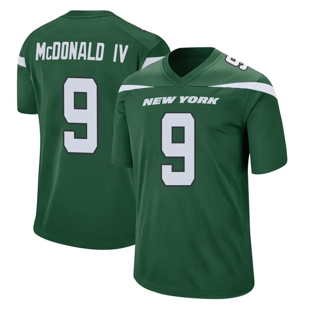 Tocy NY.Jets #9 Will McDonald IV Player Green Home Game Stitched Jerseys