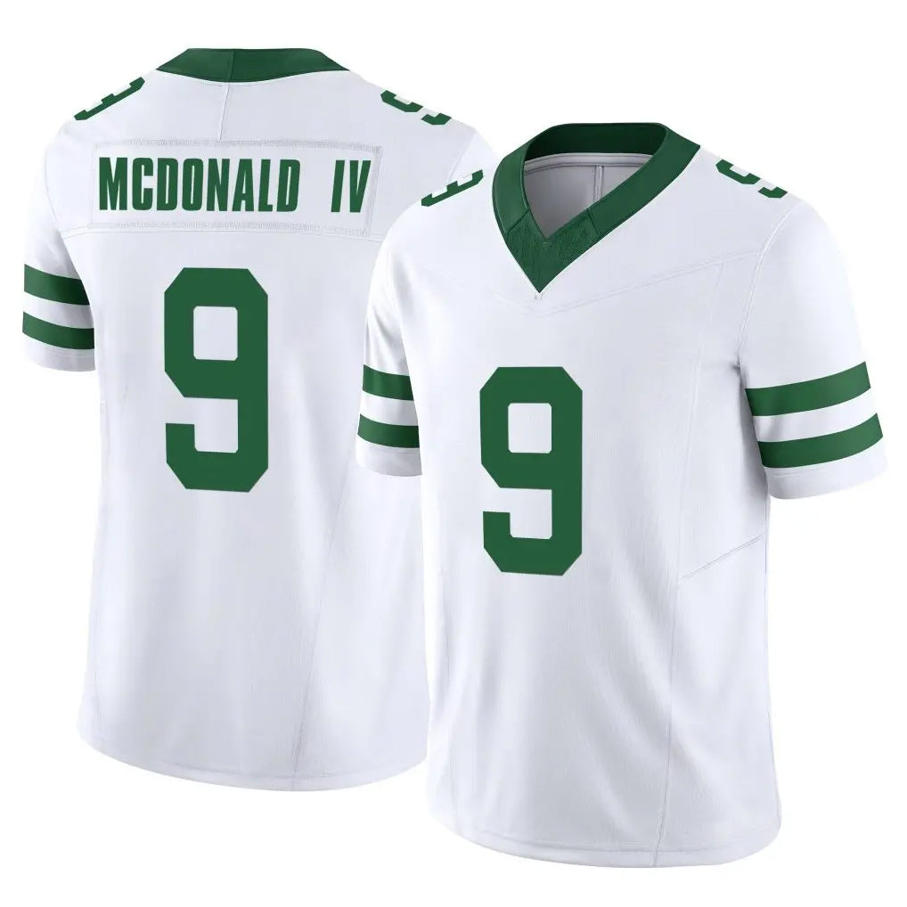 Tocy NY.Jets #9 Will McDonald IV Player White Legacy Limited Vapor F.U.S.E. Home Game Stitched Jerseys