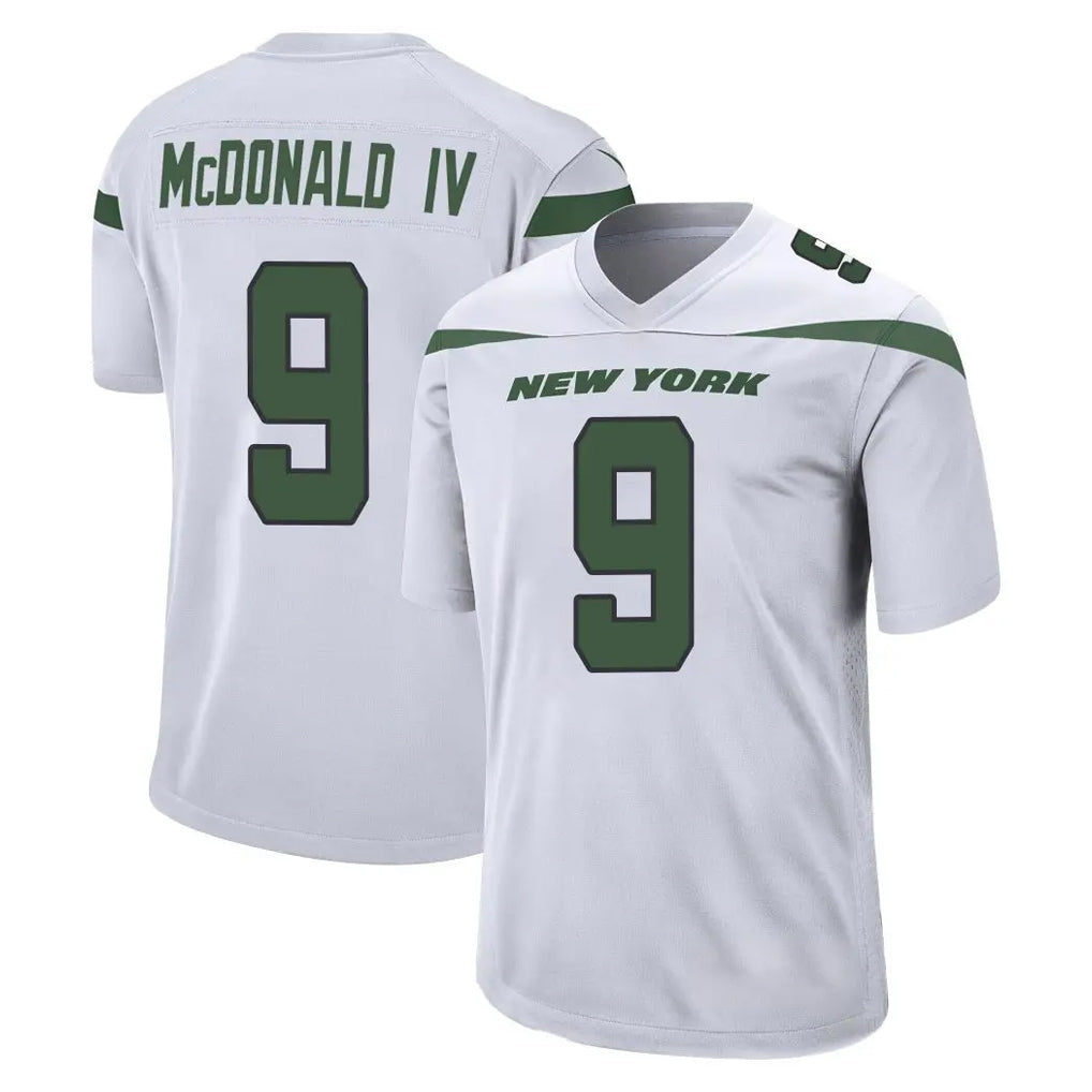 Tocy NY.Jets #9 Will McDonald IV Player White Spotlight Home Game Stitched Jerseys