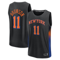 tocy NY.Knicks #11 Jalen Brunson  Black Fast Break Jerseys - Statement Edition