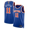 tocy NY.Knicks #11 Jalen Brunson  Blue 2026  Finals Patch Swingman Jerseys - Icon Edition