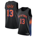 tocy NY.Knicks #13 Tyler Kolek Jordan Brand Black Swingman Jerseys - Statement Edition