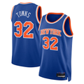 tocy NY.Knicks #32 Karl-Anthony Towns Blue Swingman Jerseys - Icon Edition