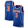 tocy NY.Knicks #3 Josh Hart Blue Swingman Player Jerseys - Icon Edition