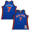 tocy NY.Knicks #7 Carmelo Anthony Mitchell & Ness Blue 201011 Hardwood Classics Authentic Jerseys