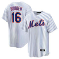 tocy NY.Mets #16 Dwight Gooden Player White Home Replica Stitched Jerseys