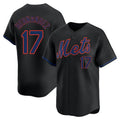 tocy NY.Mets #17 Keith Hernandez Player Black Alternate Home Limited Stitched Jerseys