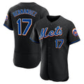 tocy NY.Mets #17 Keith Hernandez Player Black Replica Home Limited Elite Stitched Jerseys