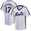 tocy NY.Mets #17 Keith Hernandez Player White Cooperstown Collection T-shirt Home Stitched Jerseys