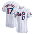tocy NY.Mets #17 Keith Hernandez Player White Home Limited Elite Stitched Jerseys