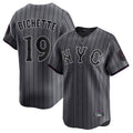tocy NY.Mets #19 Bo Bichette Player Gray City Connect Limited Stitched Jerseys